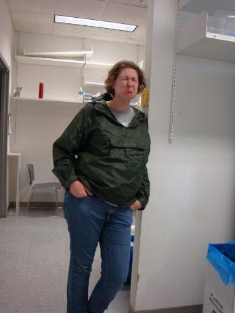 Brooke making a sad face