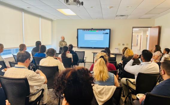 Dr. Ayvaci presenting