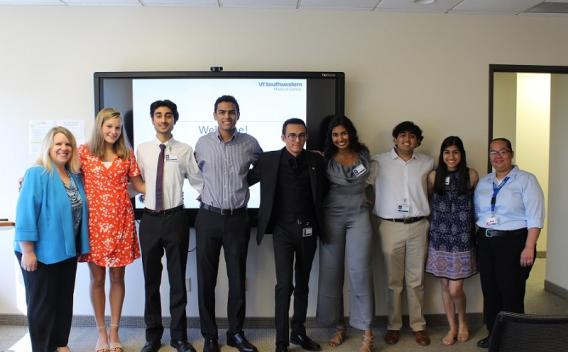 CRED interns with Drs. Greer and Chin Fatt