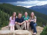 Lab Group July 2007 on mountain top