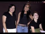 Three lab members smiling