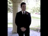 Lab member dressed up for wedding