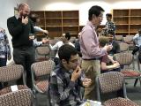 Hema Manjunath Thesis Celebration - attendees socializing