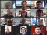 2020 Lab Group meeting virtually on Zoom