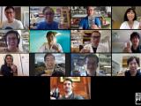 Lab team on Chen Lab on Zoom, 2020