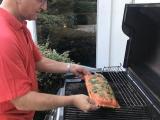 Dr. Dauer on grill duty