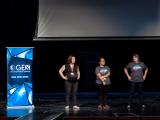 presenters on a stage