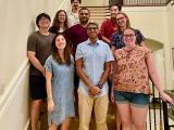 Parikh Lab members in attendance at a summer celebration
