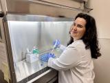 woman working in a lab