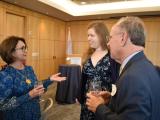 Drs. Zimmern and De Nisco with Mrs. Felecia Cain. 