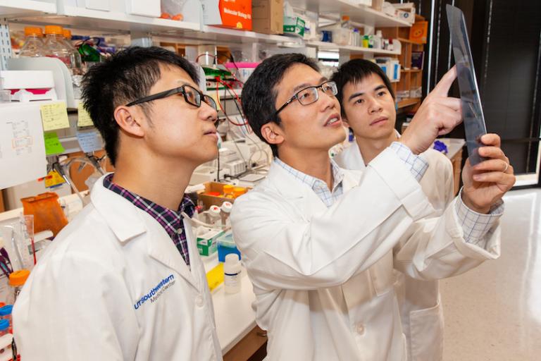 Drs. Lianxin Hu, Qing Zhang, and Haibiao Xie