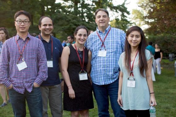 Lab team at Shino Murakami's Going Away Party, 2018