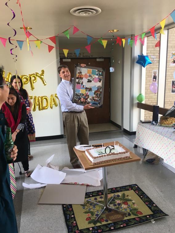 Dr. Kraus at his 50th Birthday, 2017