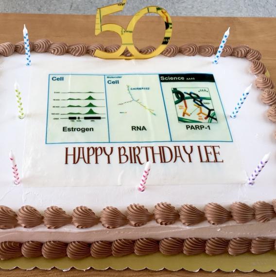 50th birthday cake, 2017