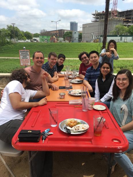 People at restaurant table