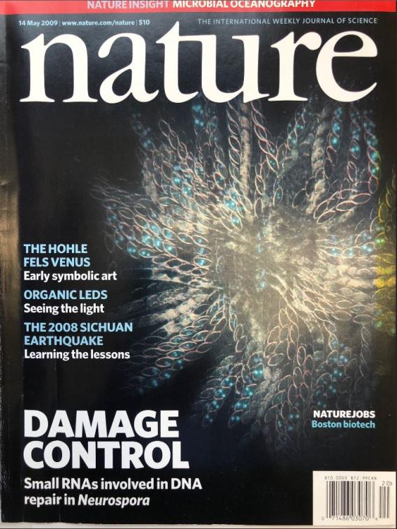 Nature Cover page 2009