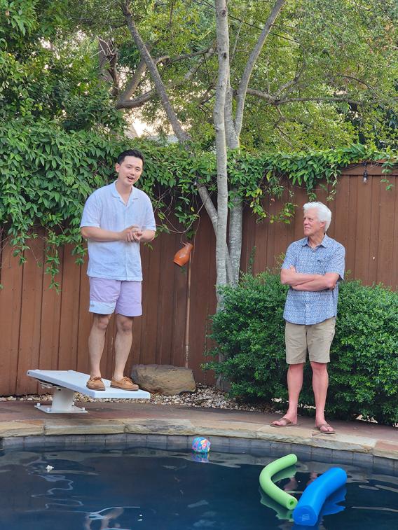 Olson lab pool party