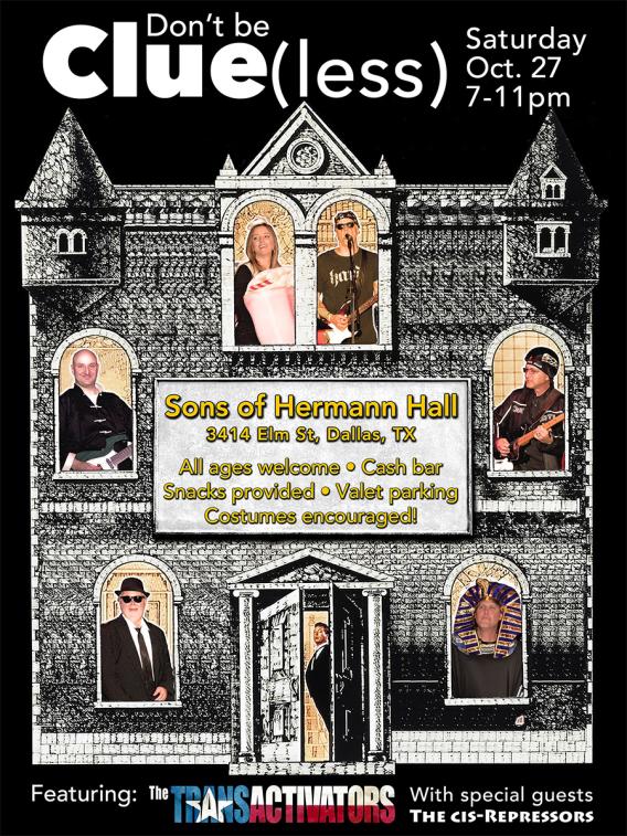 Gig poster Sons of Hermann Hall