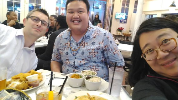 felix with his mentors