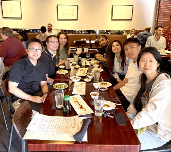Sun lab having lunch