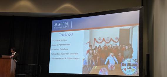 Swami Sadanala presenting at AUA