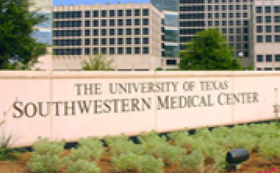 UT Southwestern Medical Center sign and building