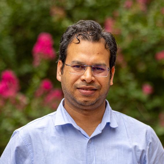 Kripa Shankar smiling for photo