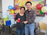 Yan and Guanglu Baby Shower - smiling couple