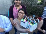 Shino Murakami' at her Going Away Party, 2018, with another lab member
