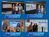 Top left: Alea Zone, Alana Christie and Dr. Zimmern Top right: Christie and Dr. Zimmern Bottom left: Christie, Zoe Bass, Gandra and Zone Bottom right: Juliann Chavez, Christie and Dr. Zimmern