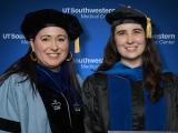 Dr. Wert and Emily at Commencement 