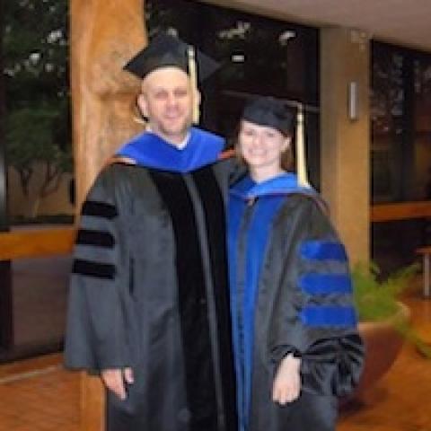 Marie Schluterman with Dr. Brekken