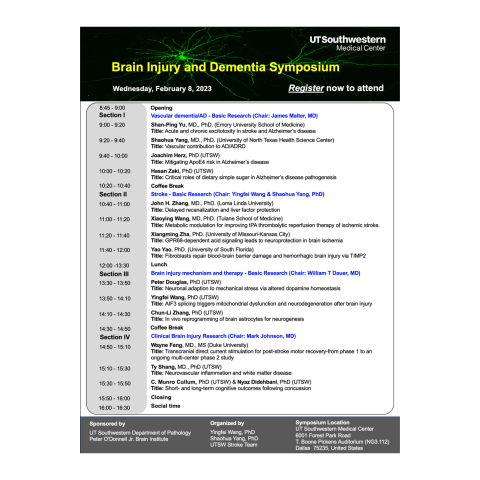 Brain Injury and Dementia Symposium