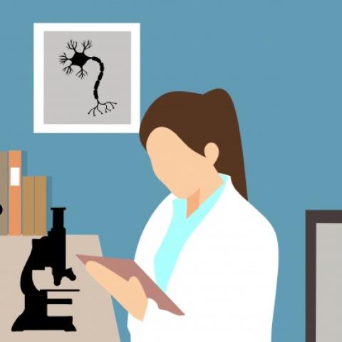Scientist at work